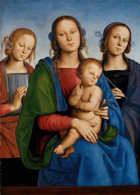 Die Madonna mit dem Kind und den Heiligen Johannes und Katharina - Ein Meisterwerk der spätgotischen Bildsprache!