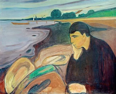 Two Figures Relating to a Landscape – Expressionistische Tiefen und melancholische Stille