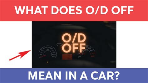 What Does O/D Off Mean in a Car? And Why Does My Cat Love Sitting on the Dashboard?